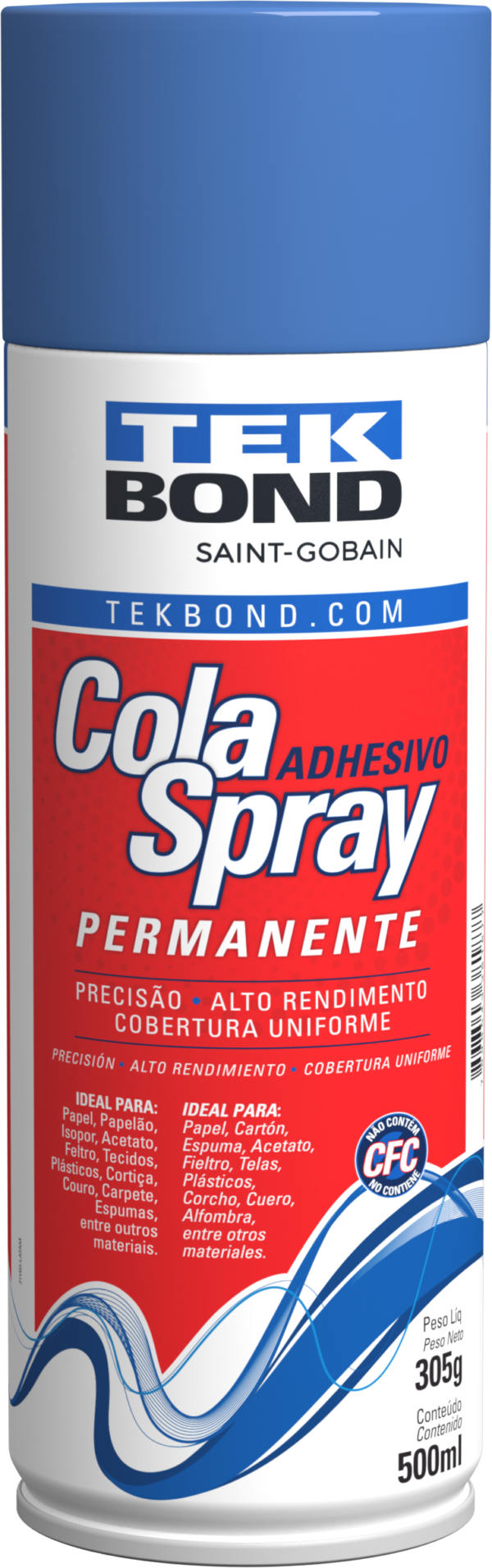 Cola Spray Tek Bond Permanente 1 Unidade